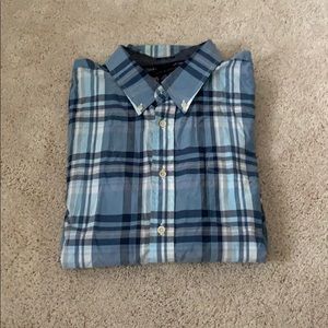 Tommy Hilfiger plaid button down. NWOT.